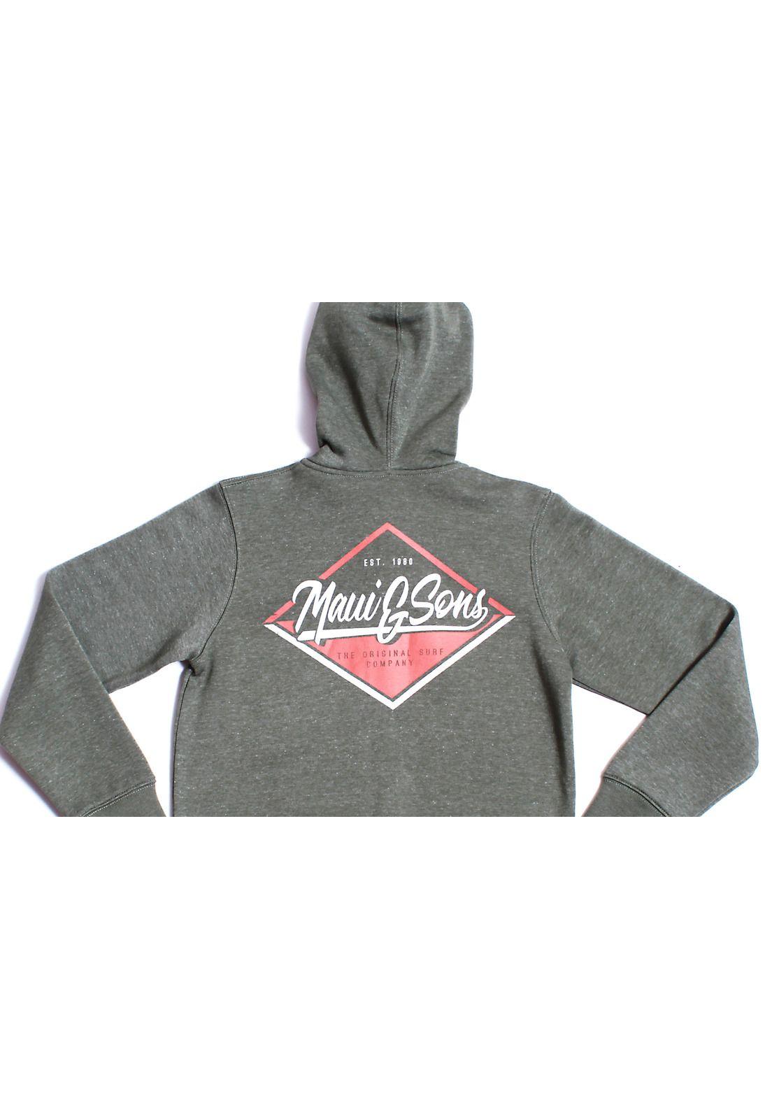 Poleron Juvenil Verde Maui and Sons 5O297-MI19-2