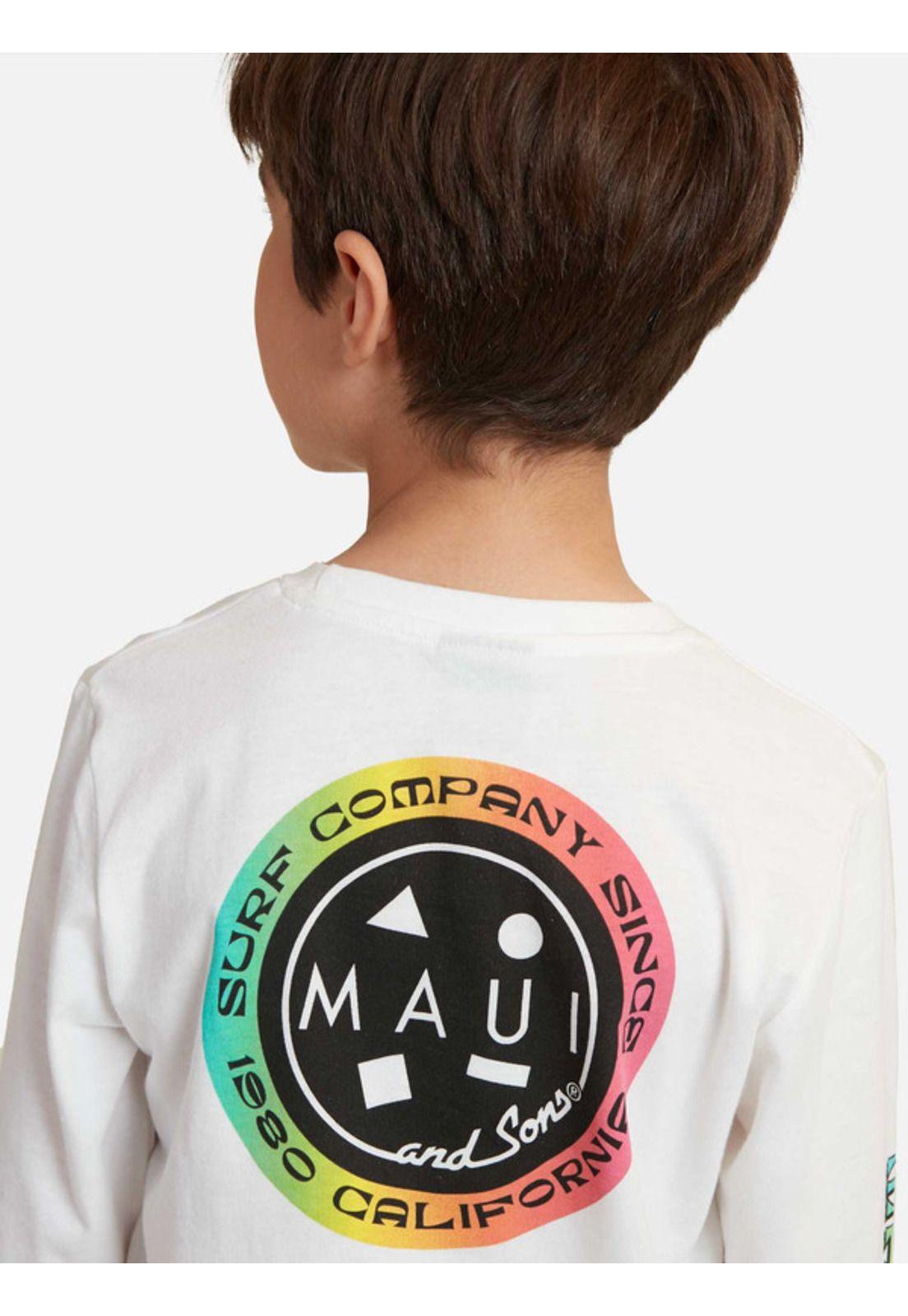 Polera Surf Comp Niño Blanco Maui And Sons-2