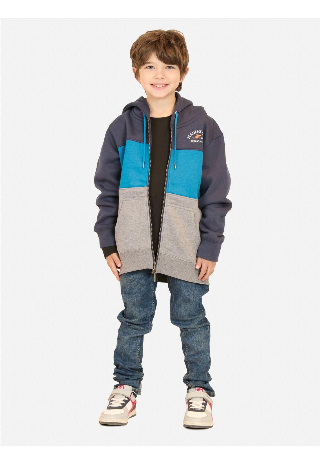 Poleron FZ Glide Azul Infantil Maui And Sons-3