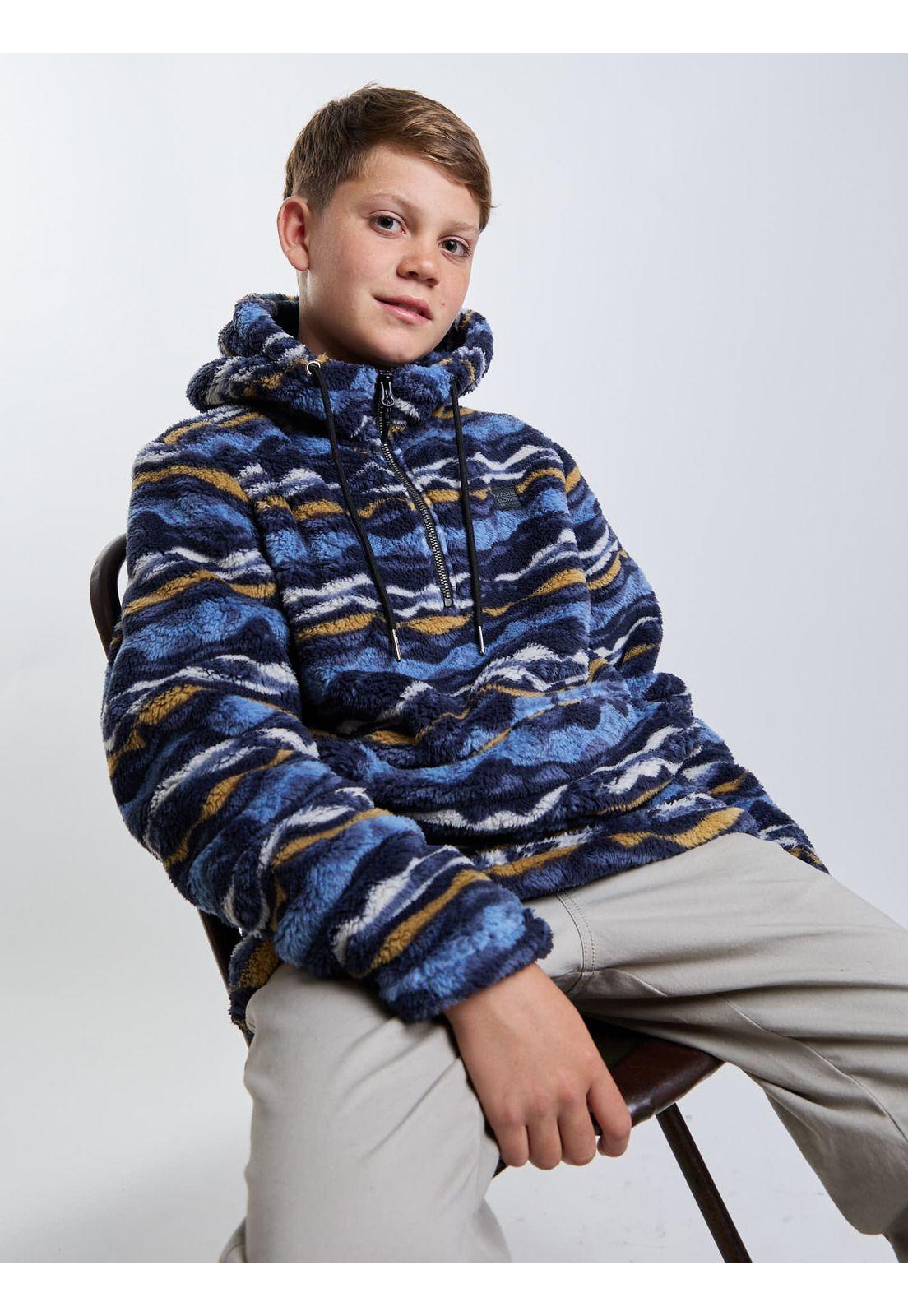 Poleron Chiporro Moana Multicolor Infantil Maui And Sons-7