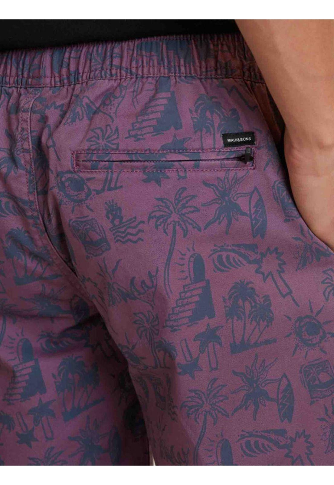 Bermuda Jogger Tribal Pink Young Multicolor Maui and sons-2