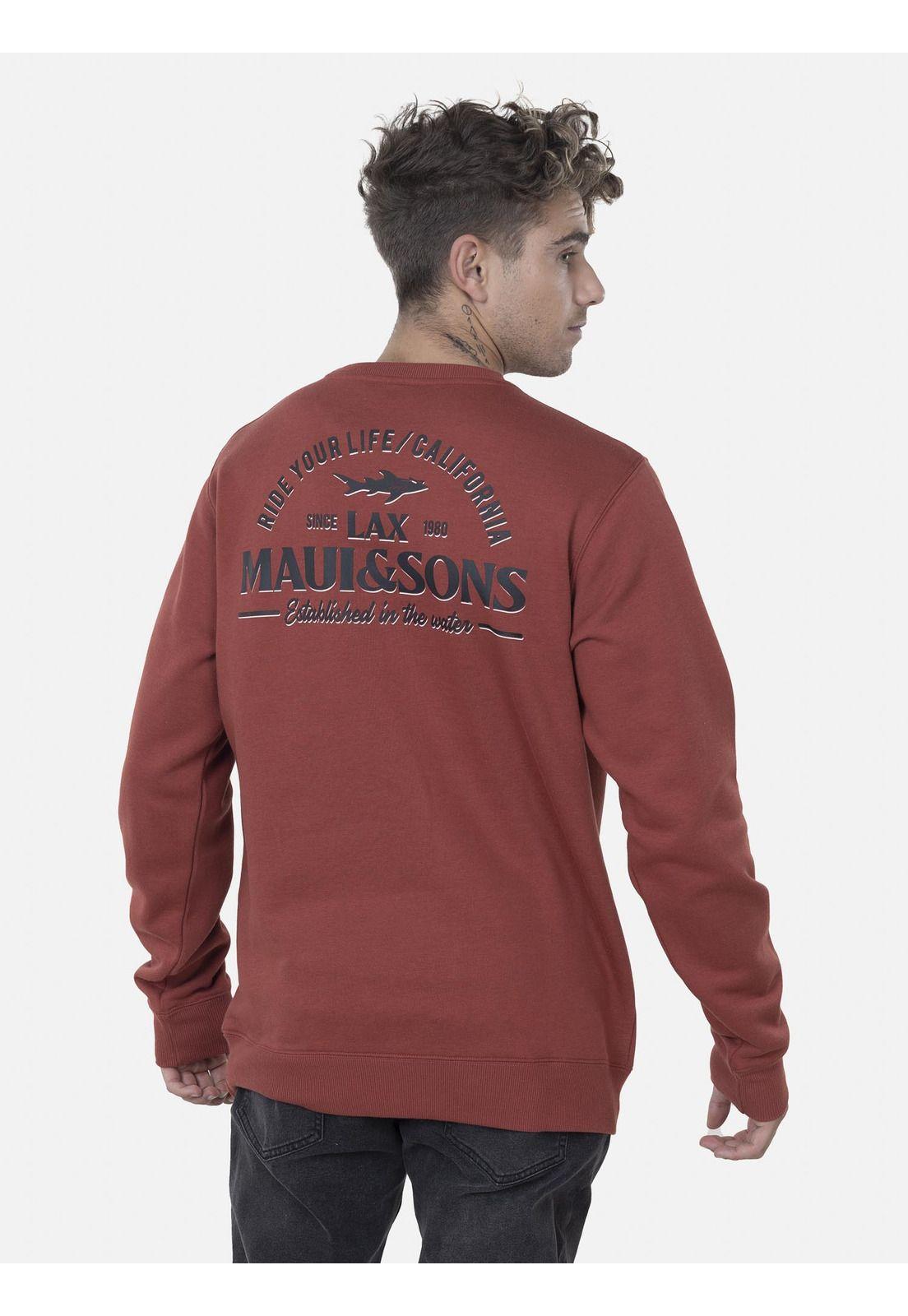 Poleron CR Hombre 5O1028-MI22 Rojo Maui and Sons-1