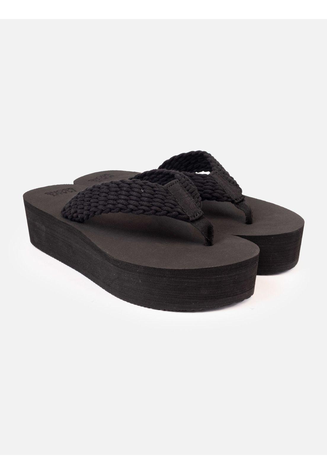 Sandalia Black Knit  Negro Mujer Maui And Sons-0