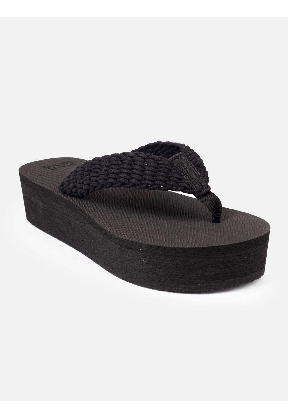 Sandalia Black Knit  Negro Mujer Maui And Sons-1