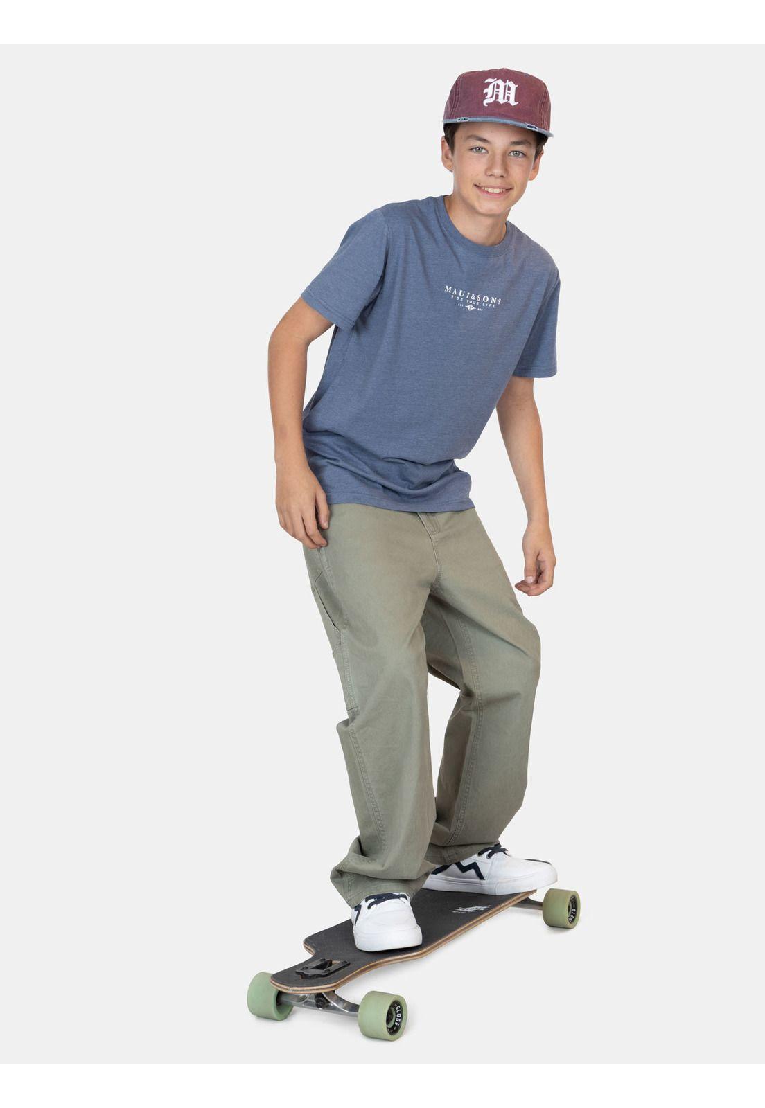 Polera MC RiderSoul Azul Infantil Maui And Sons-3