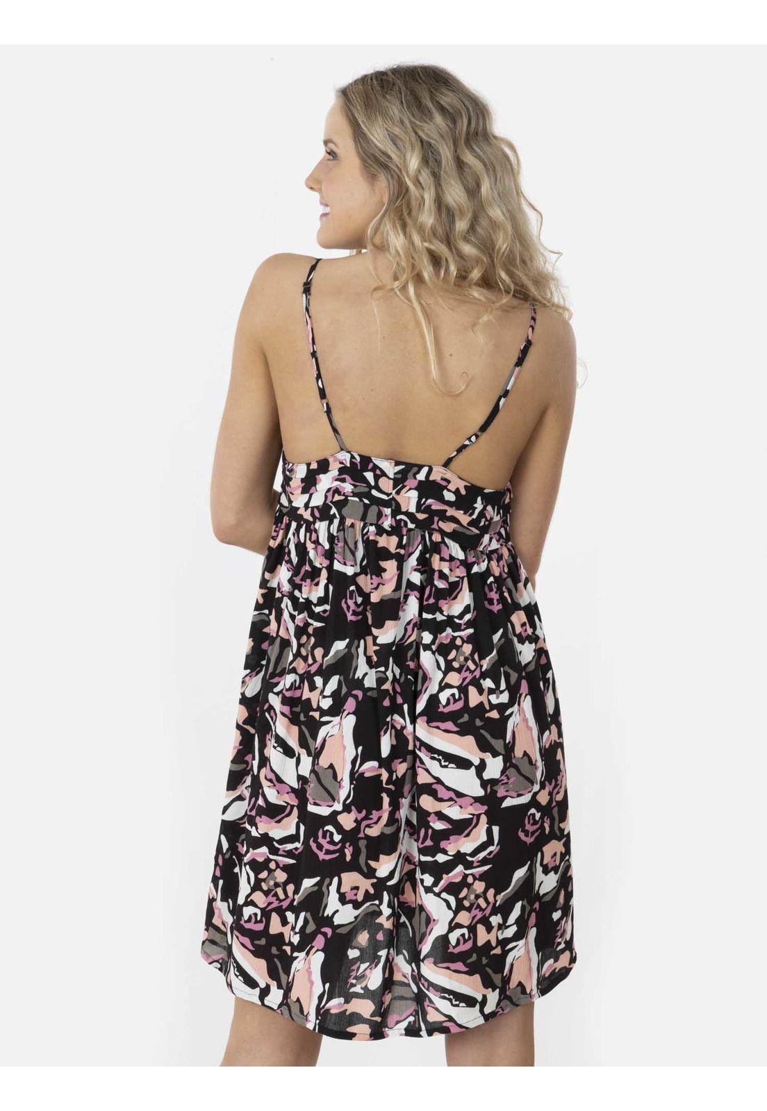 Vestido MAGIC FLOWER SHORT DRESS Mujer Multicolor Maui And Sons-1