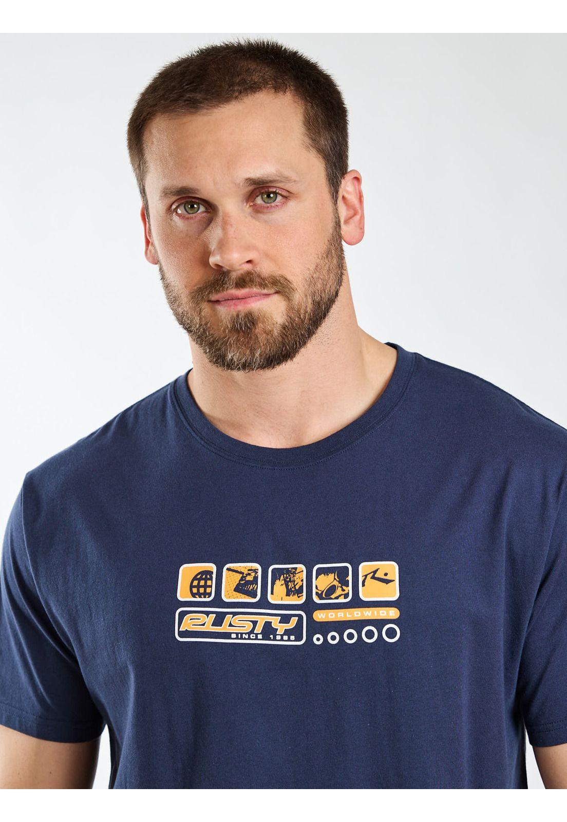 Polera MC Cove Azul Hombre Rusty-4