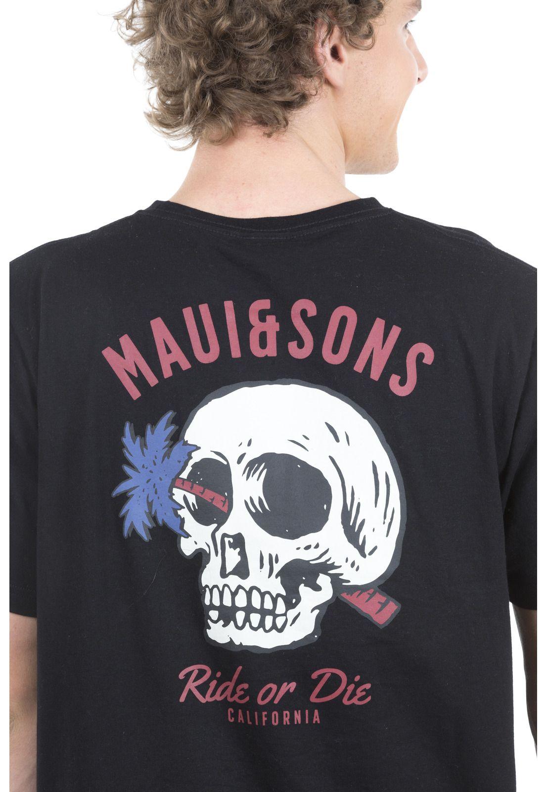 Polera Hombre Maui 5P886-MI20 Negro-2