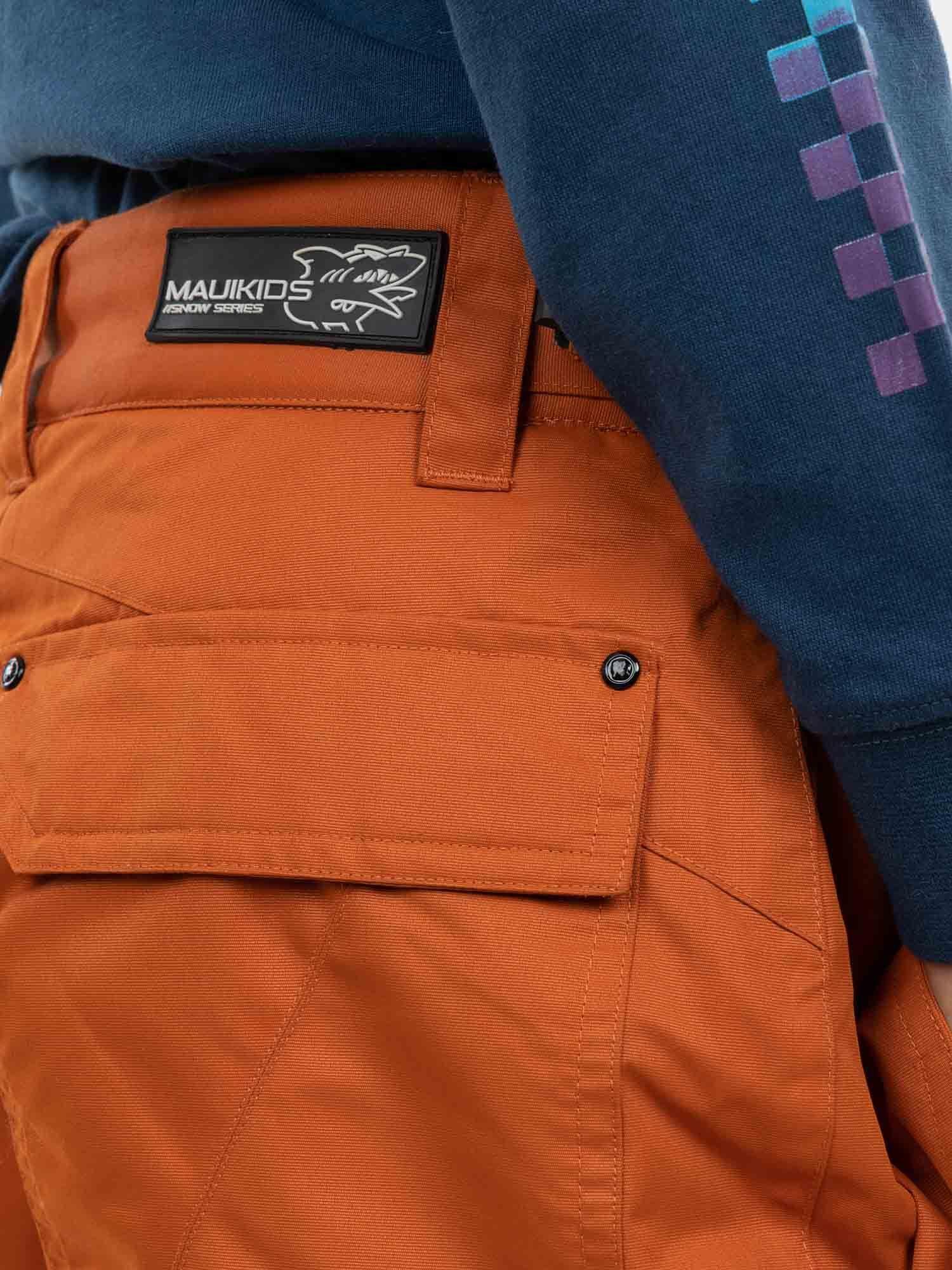 PANTALON SKI 5N232-KI19 Hombre Naranja Maui And Sons-5