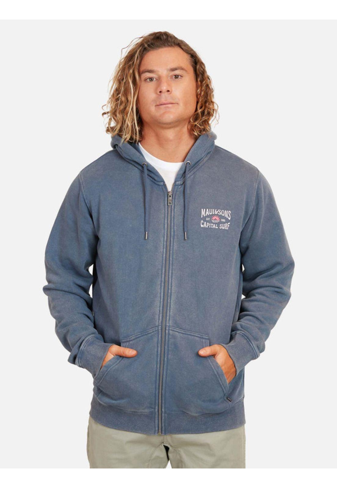 Poleron Ocean Sun Hombre Azul Maui And Sons-0