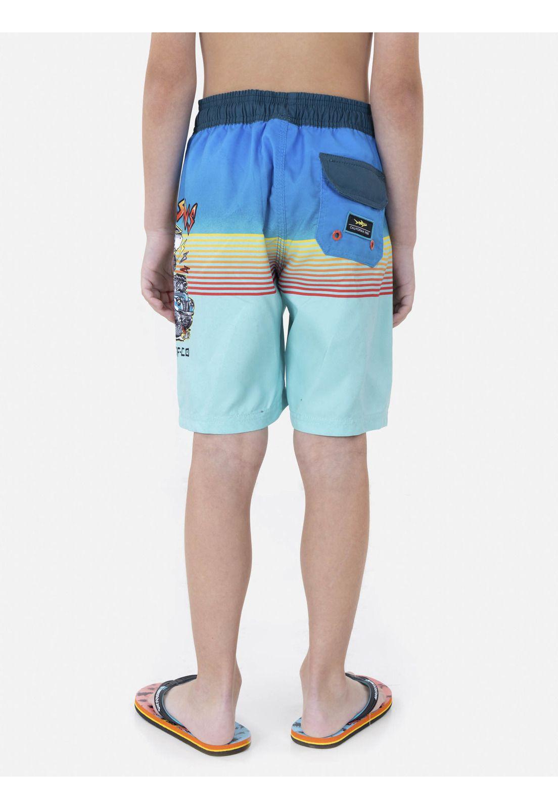 Traje de Baño Microfibra Niño Azul Maui and Sons-1