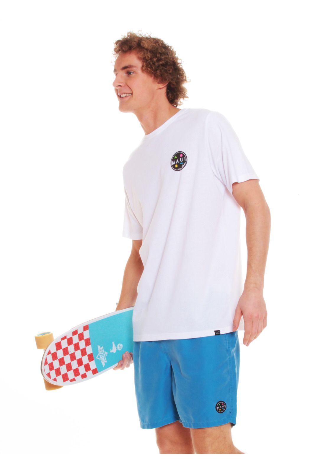 Polera Hombre 5P182-MV20 Blanco Maui and Sons-3