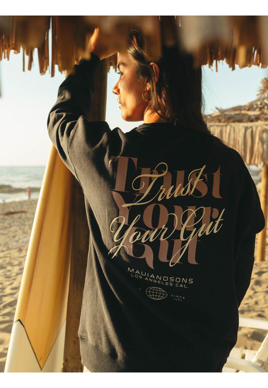 Poleron CR Tanna Negro Mujer Maui And Sons-3