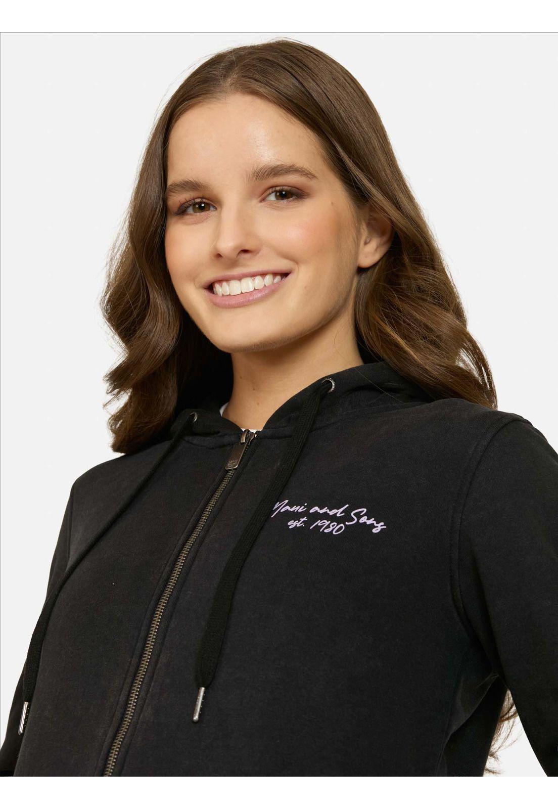 Poleron FZ Bohevana Negro Mujer Maui And Sons-2