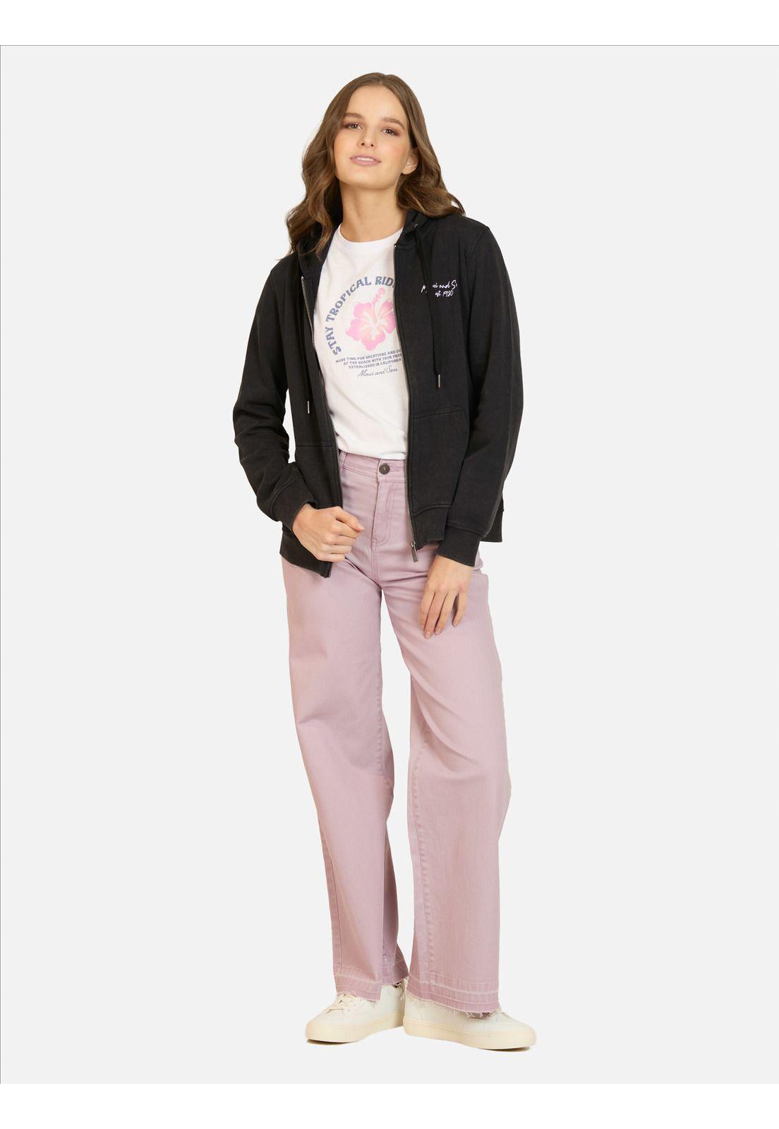 Poleron FZ Bohevana Negro Mujer Maui And Sons-3