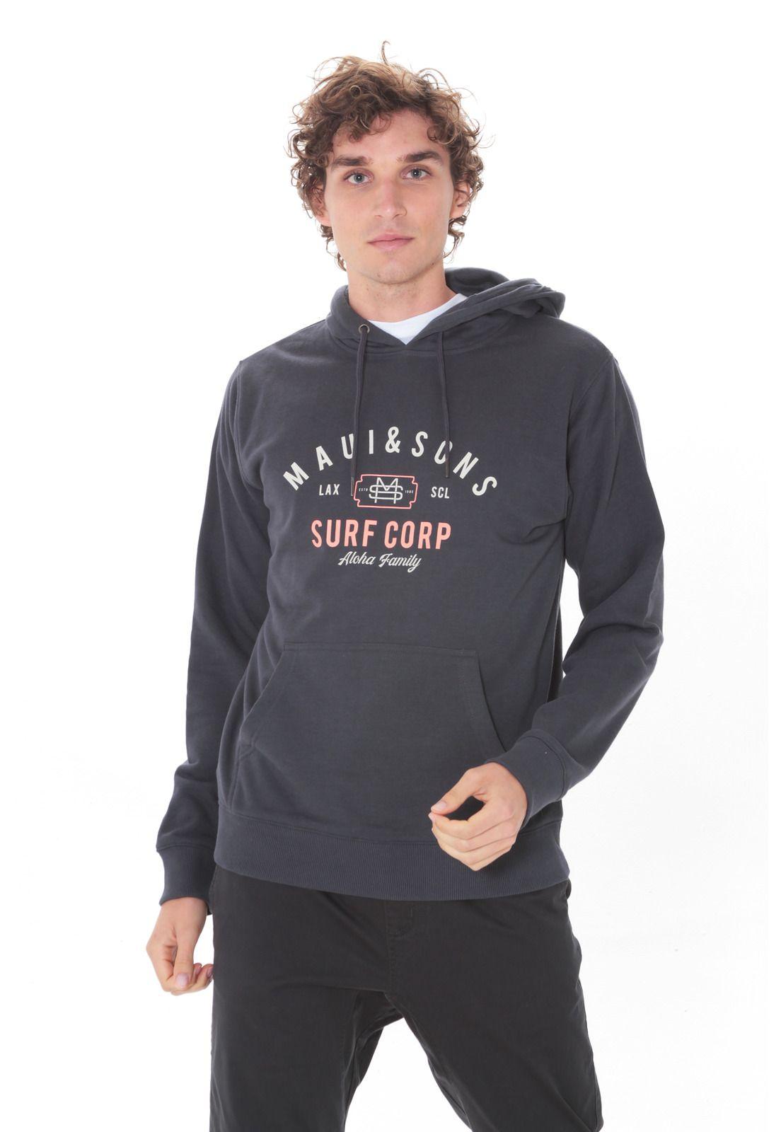 Poleron Hombre Maui 5O1020-MV21 Gris-0