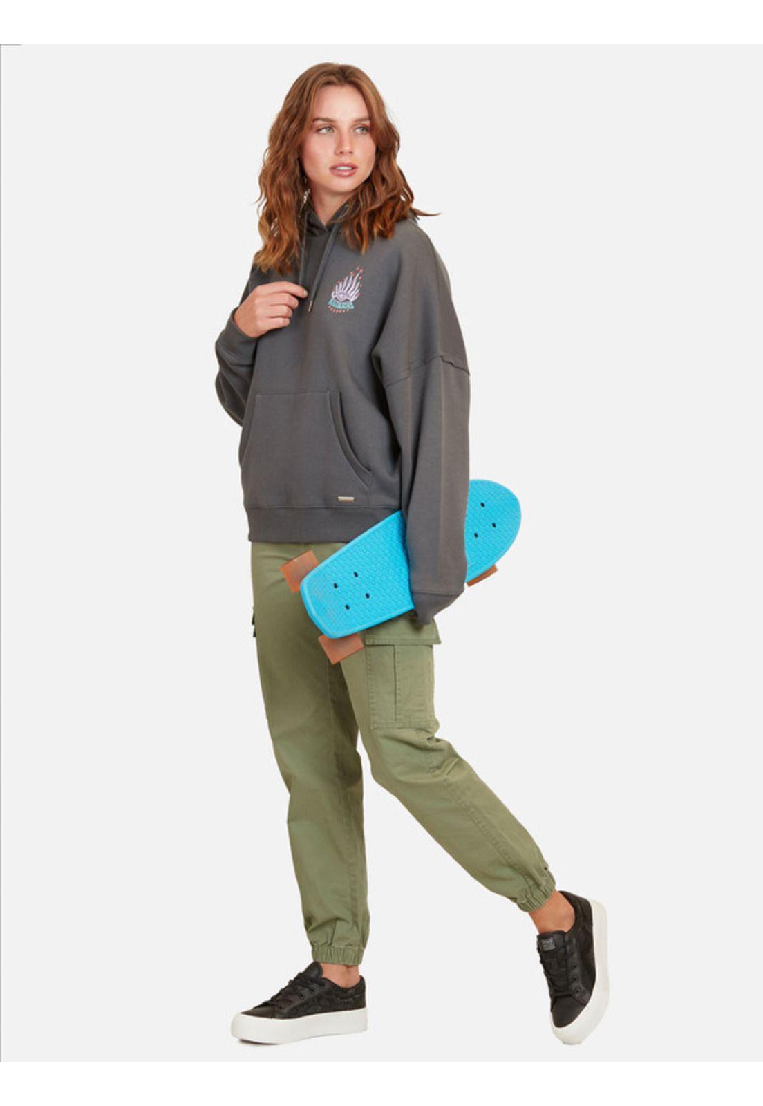 Poleron Magic Surf Mujer Gris Maui And Sons-3
