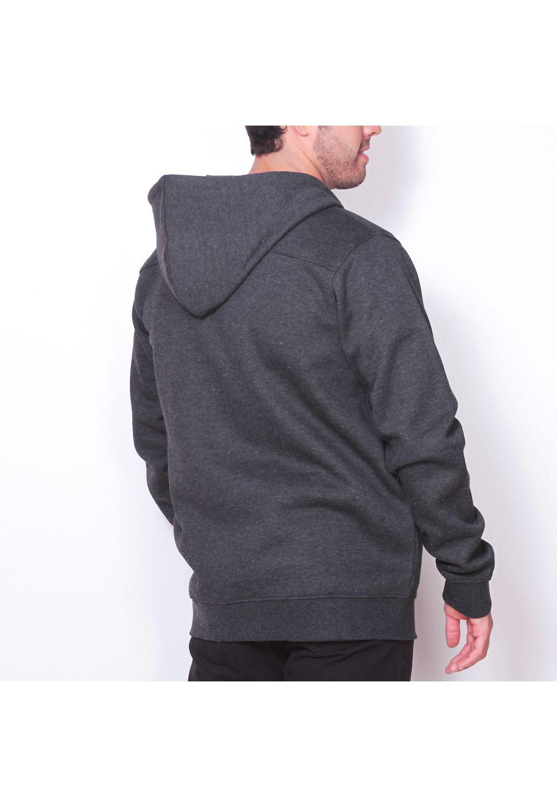 Poleron Fullzipper Hombre 5O200-MI19 Gris Maui and Sons-2