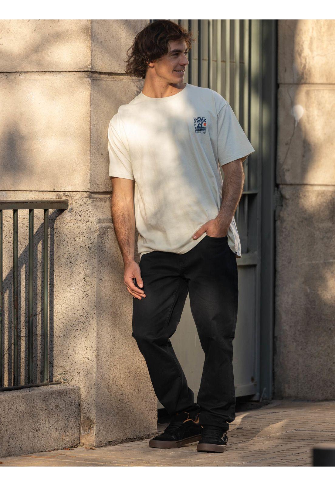 Pantalón Riptide Negro Hombre Maui And Sons-0