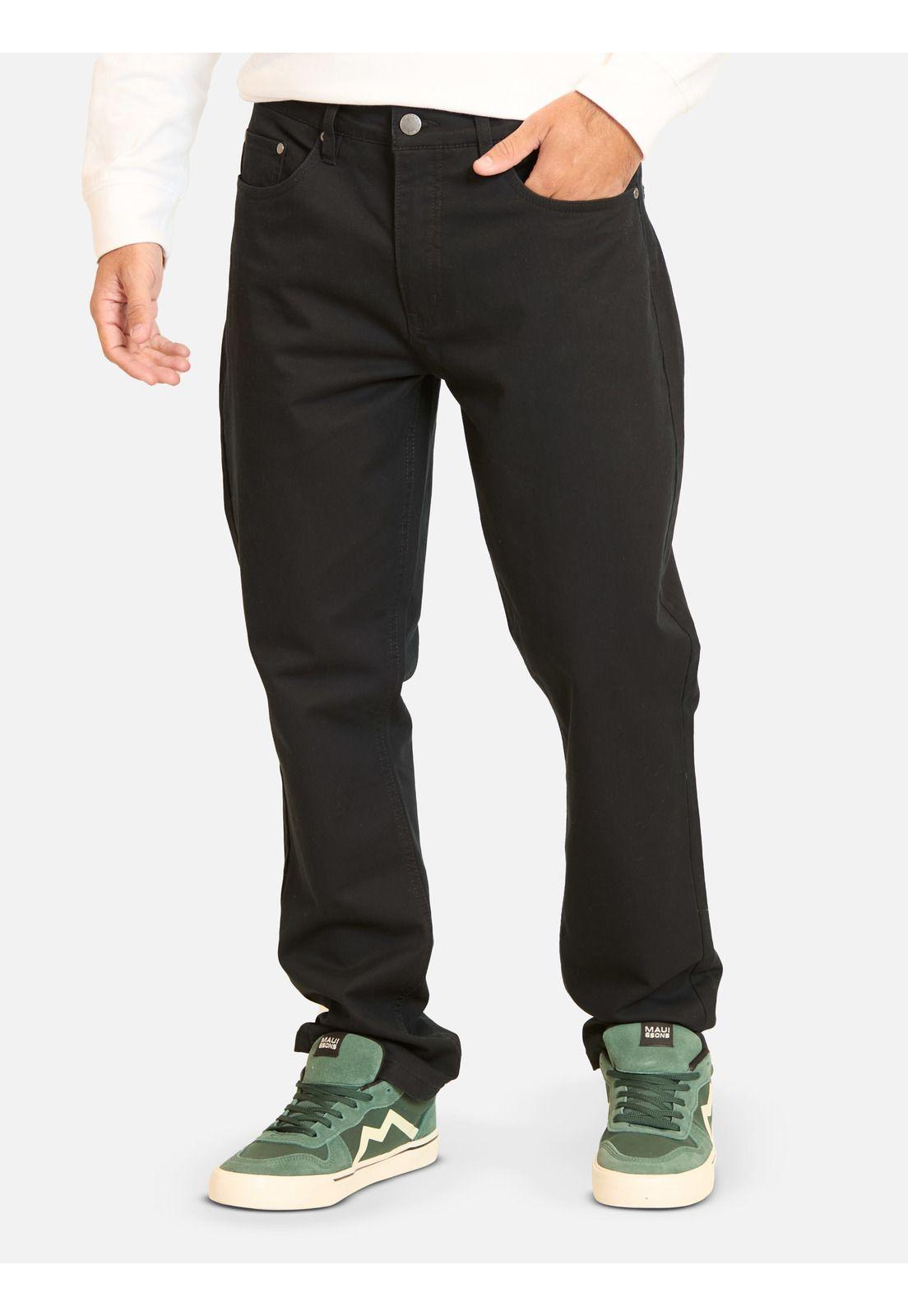 Pantalón Riptide Negro Hombre Maui And Sons-1