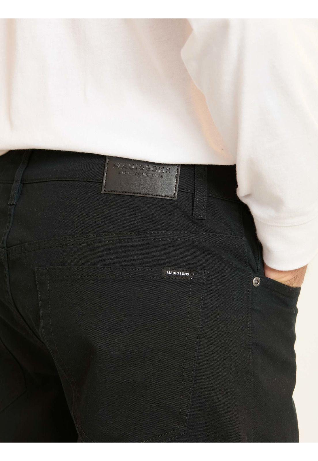 Pantalón Riptide Negro Hombre Maui And Sons-3