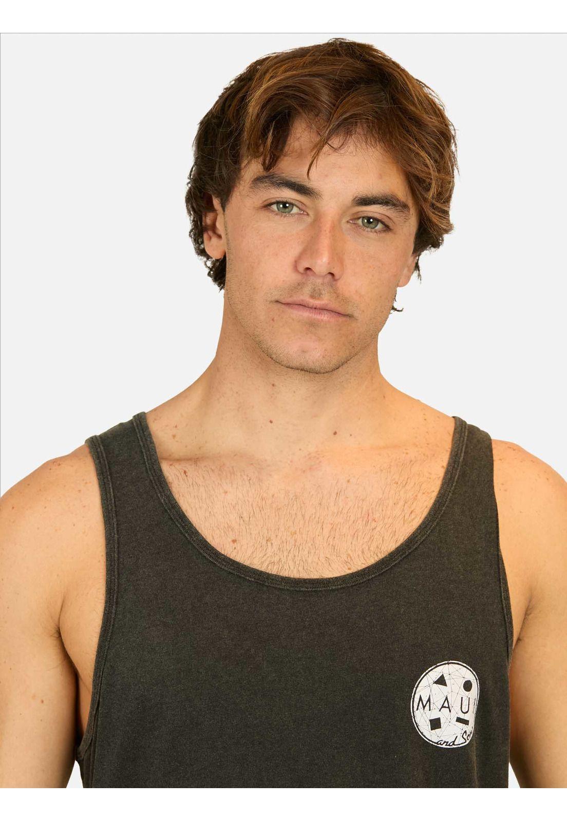 Polera SM Vintage Negro Hombre Maui And Sons-3