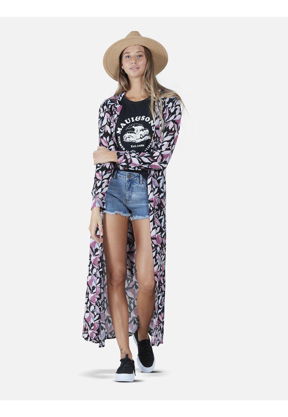 Blusa Mujer Negro 5C958-WV22 Maui And Sons-3
