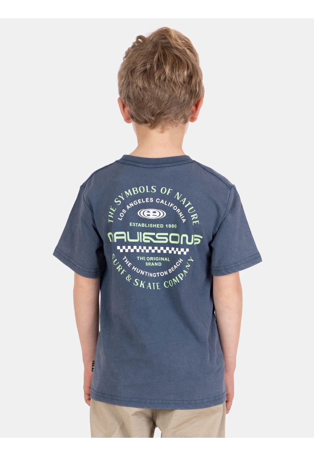 Polera MC IslaFlow Azul Infantil Maui And Sons-1