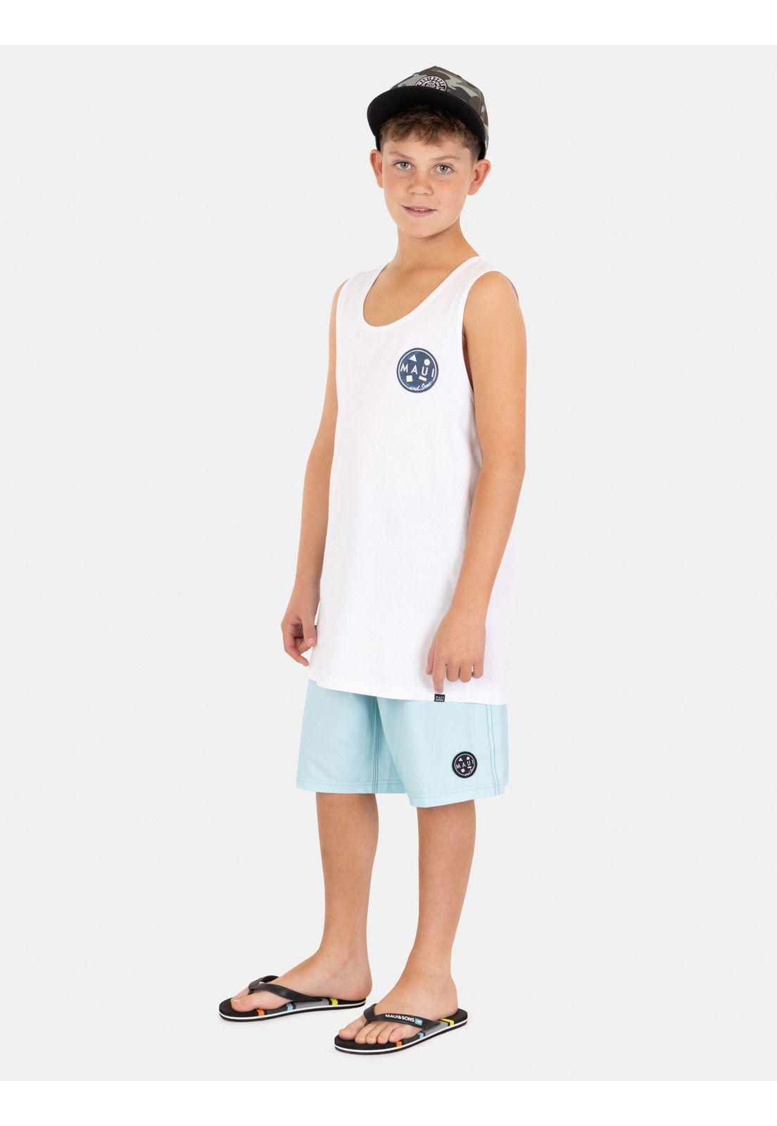 Polera SM Aqualoo Blanco Infantil Maui And Sons-3
