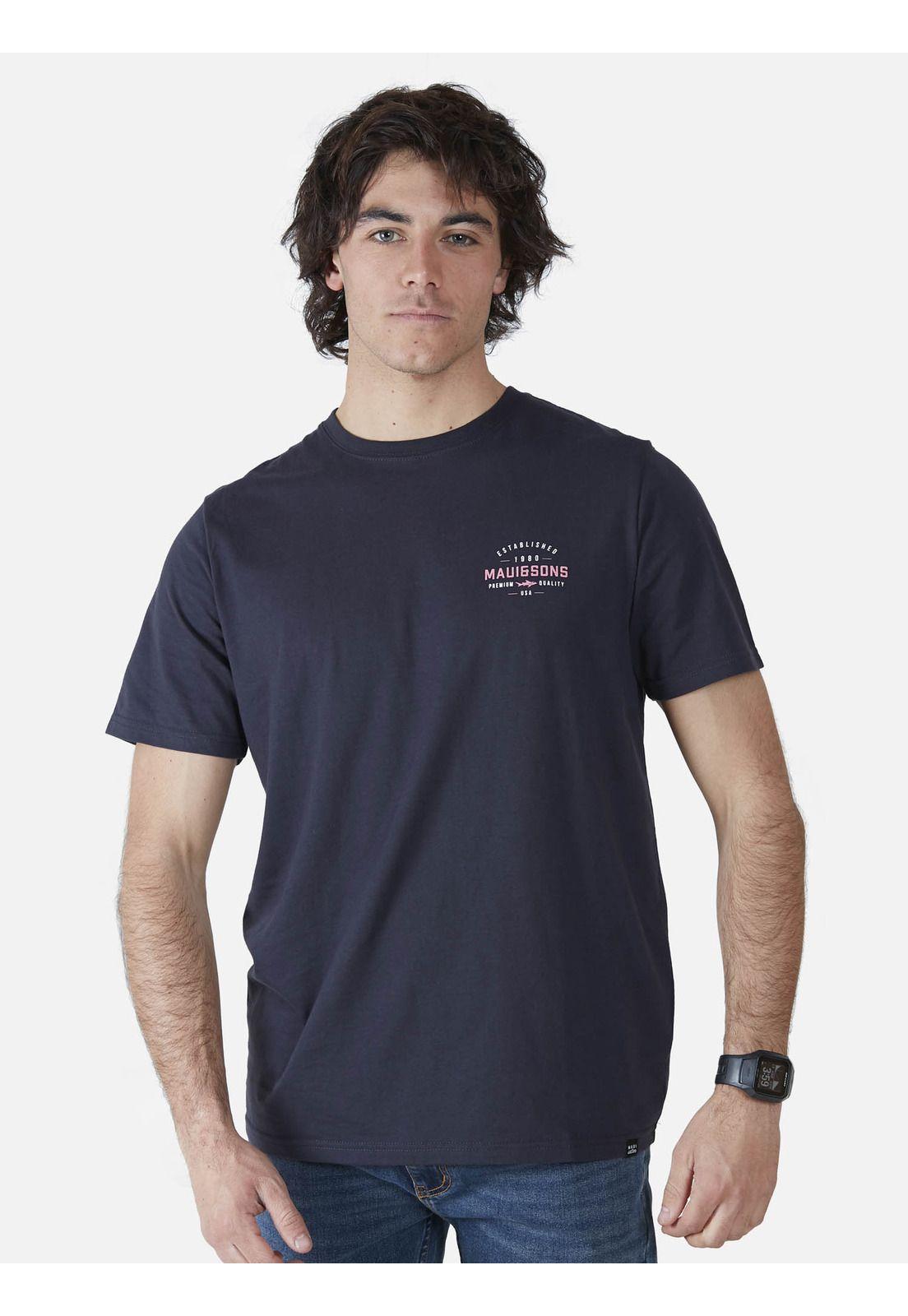 Polera  Hombre Gris Oscuro 5P354-MV22 Maui And Sons-0