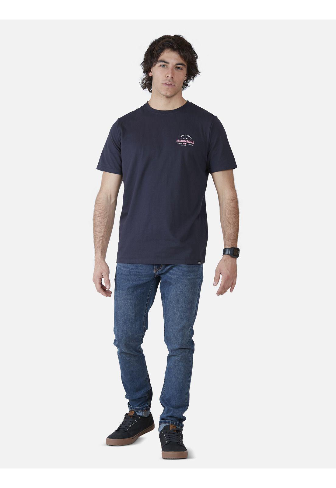 Polera  Hombre Gris Oscuro 5P354-MV22 Maui And Sons-3