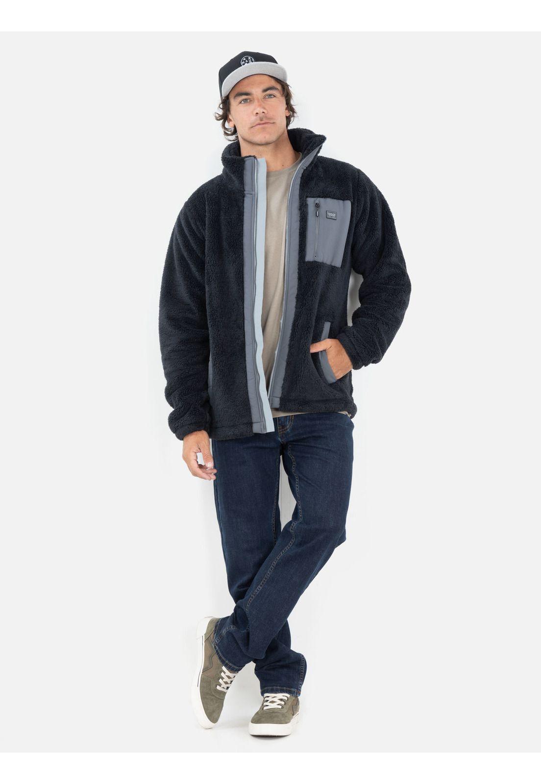 Poleron Chiporro Crush Negro Hombre Maui And Sons-3