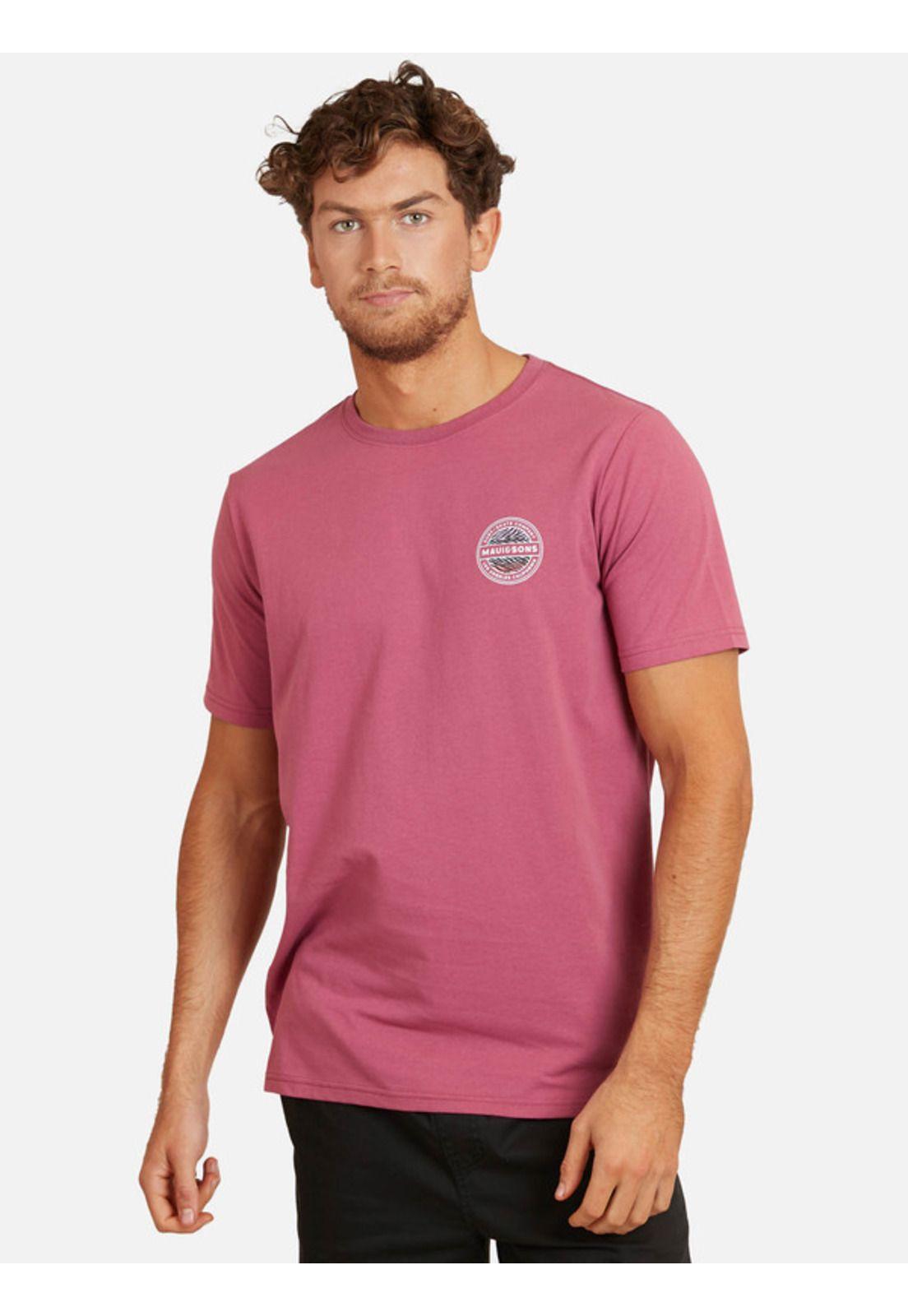 Polera Surf Skate Company Hombre Rojo Maui And Sons-0