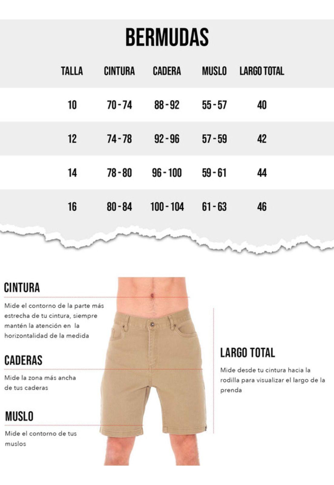 Bermuda Colored Chino Young Juvenil Hombre Burdeo Maui And Sons-4