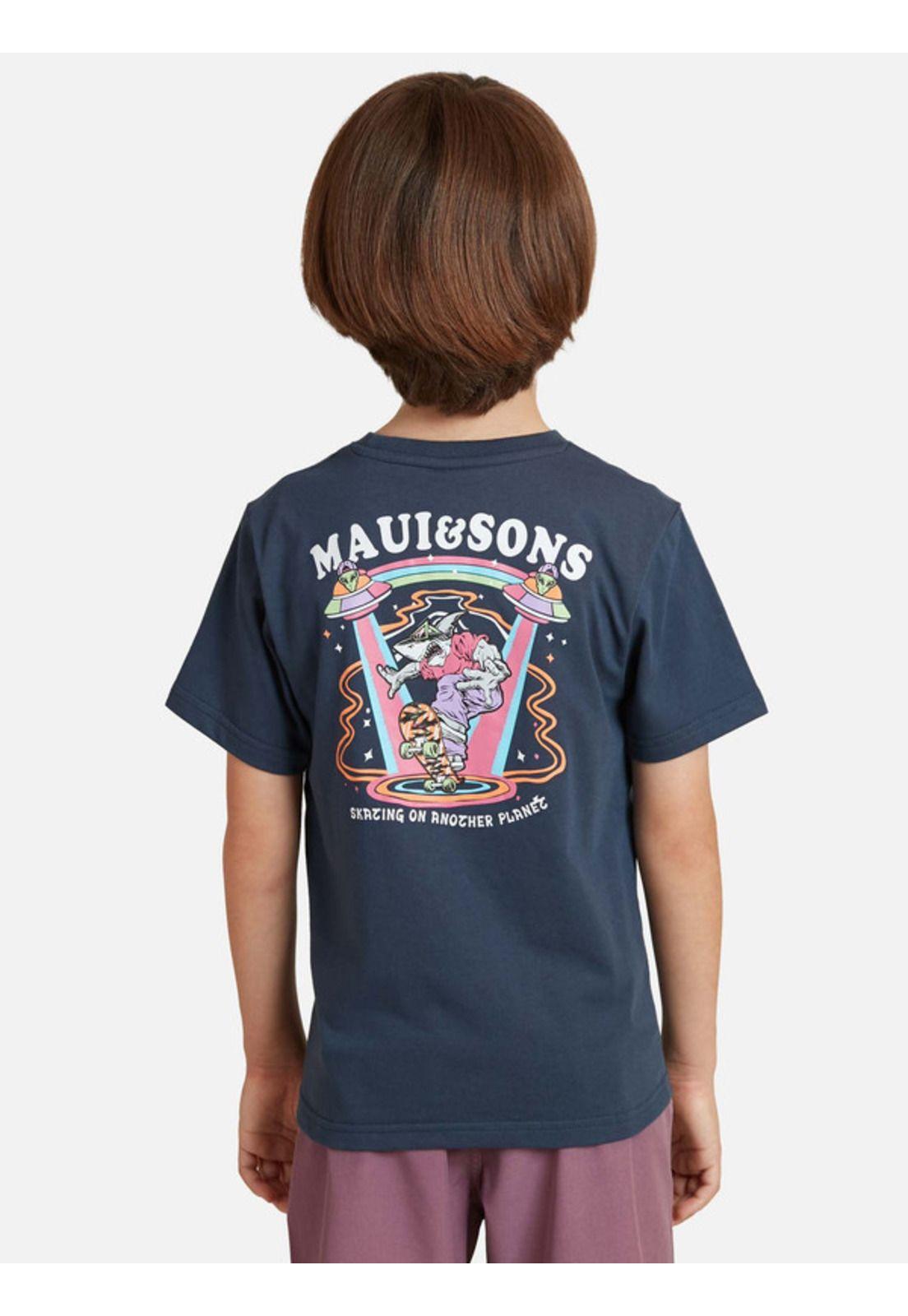 Polera Another Planet Niño Azul Maui And Sons-1