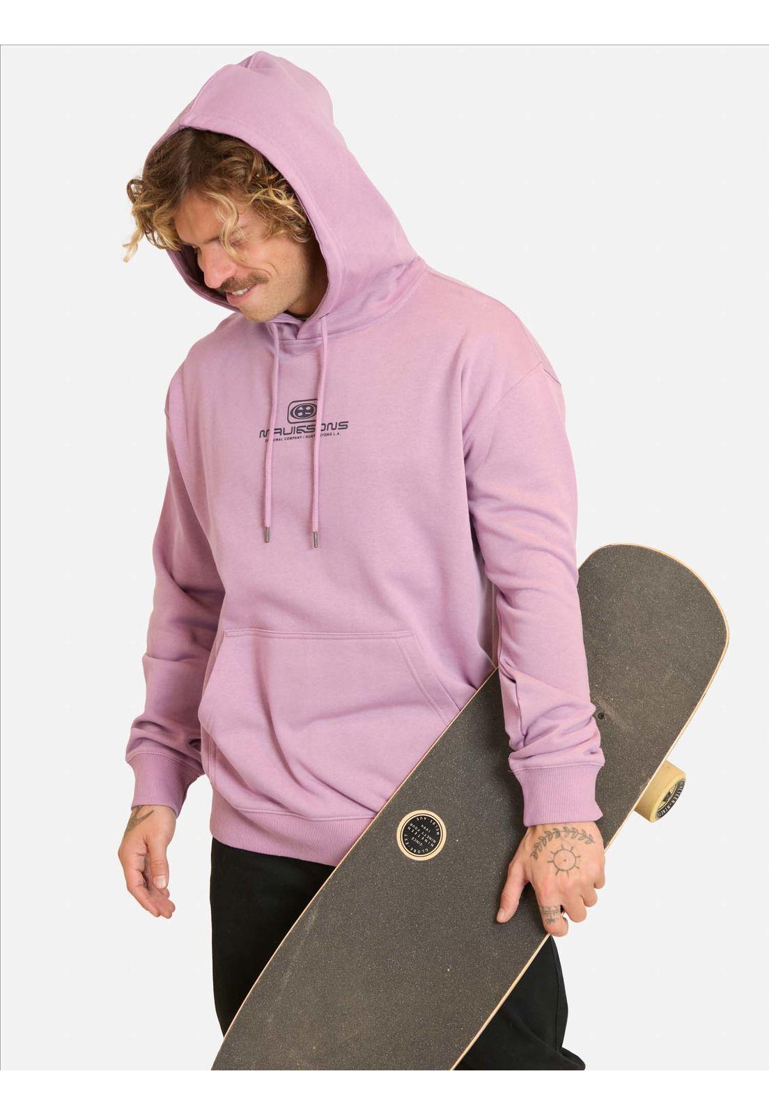 Poleron Canguro Vibeara Morado Hombre Maui And Sons-0