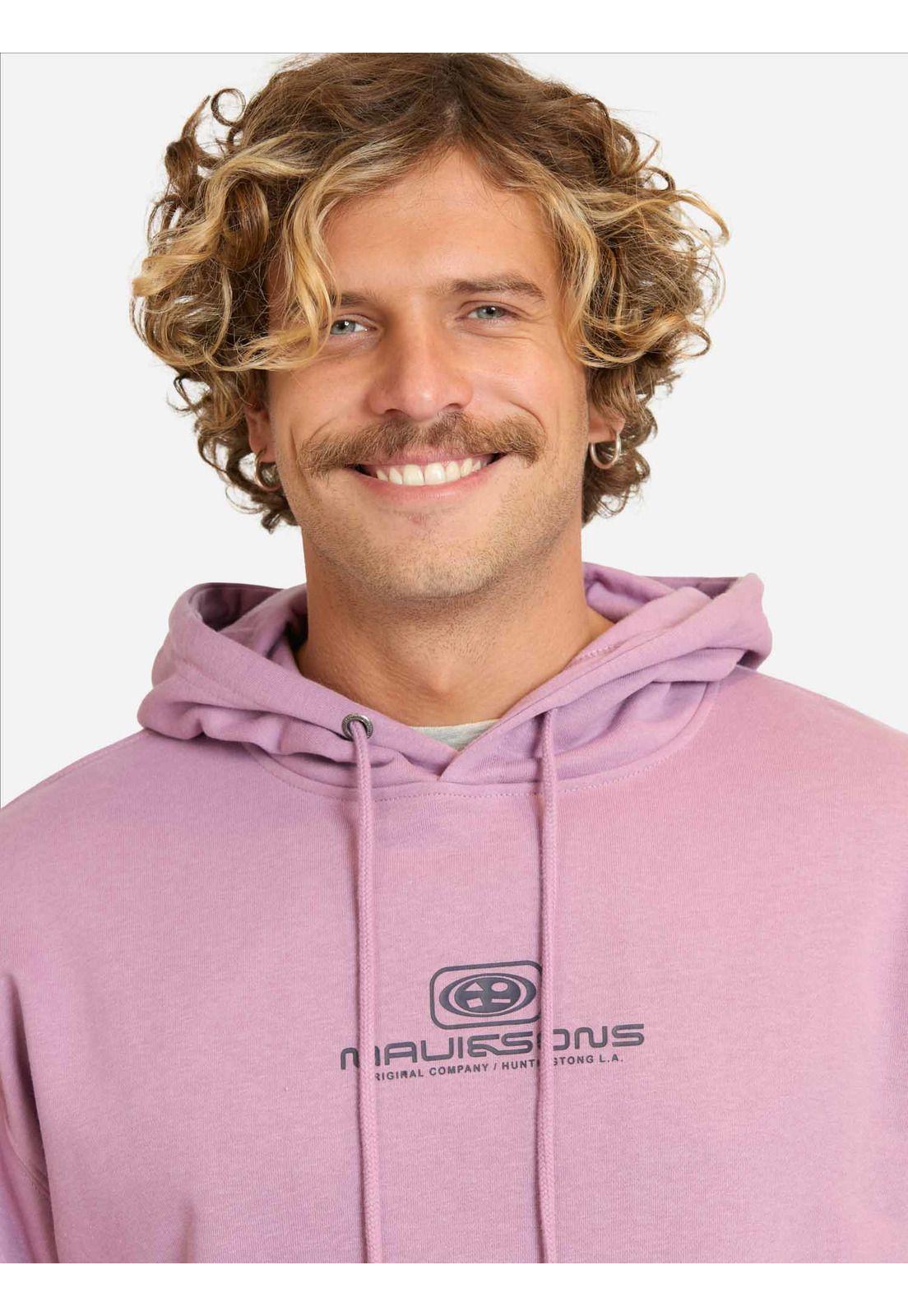 Poleron Canguro Vibeara Morado Hombre Maui And Sons-2