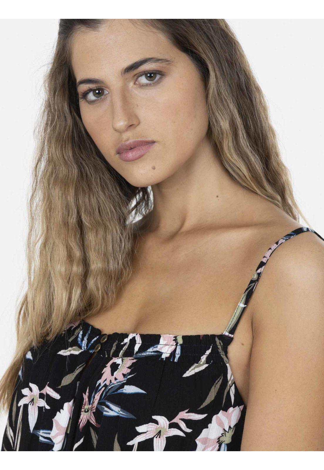 Vestido NIGHT FLOWER DRESS Mujer Multicolor Maui And Sons-2