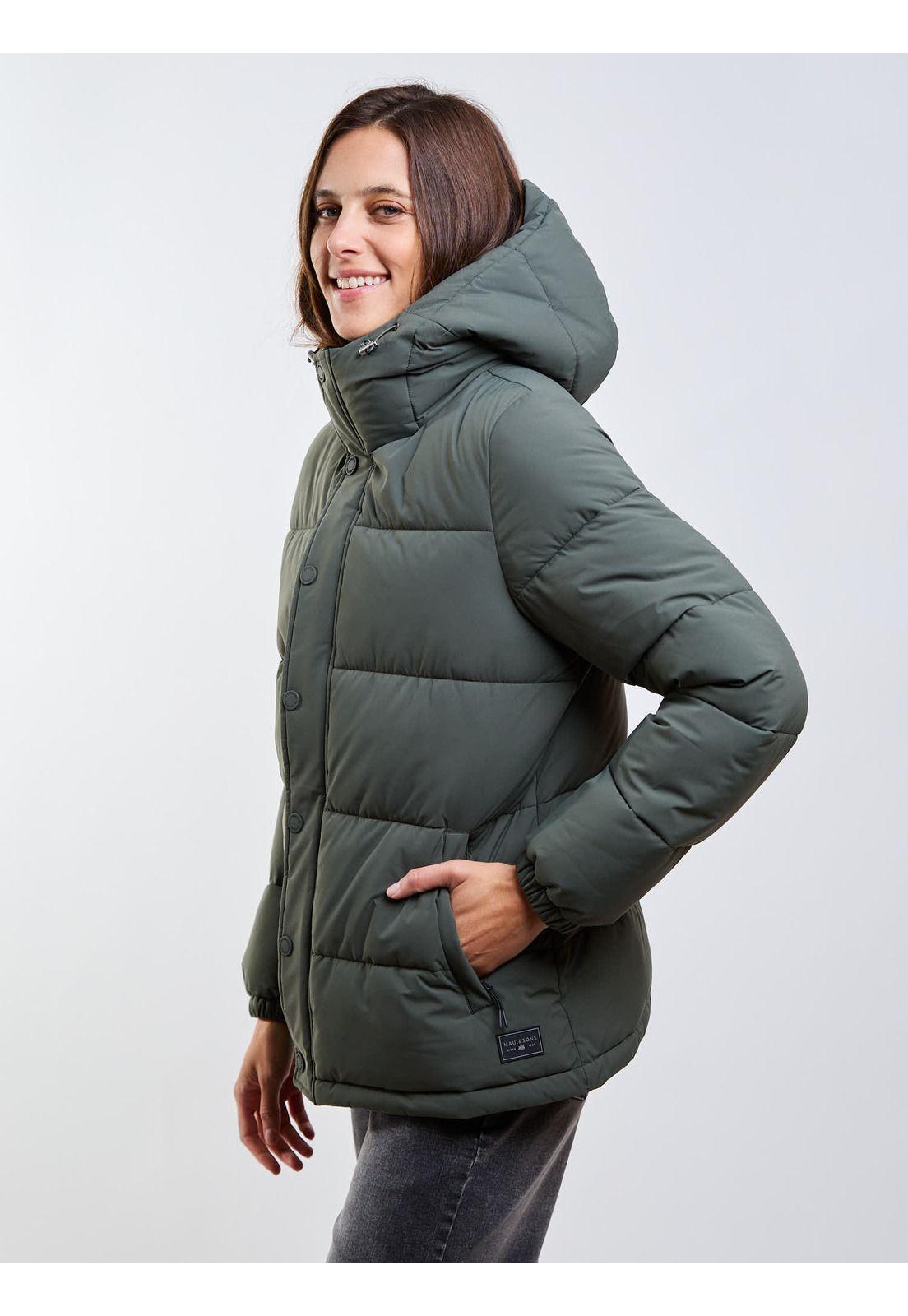 Parka Evening Sand Verde Mujer Maui And Sons-2
