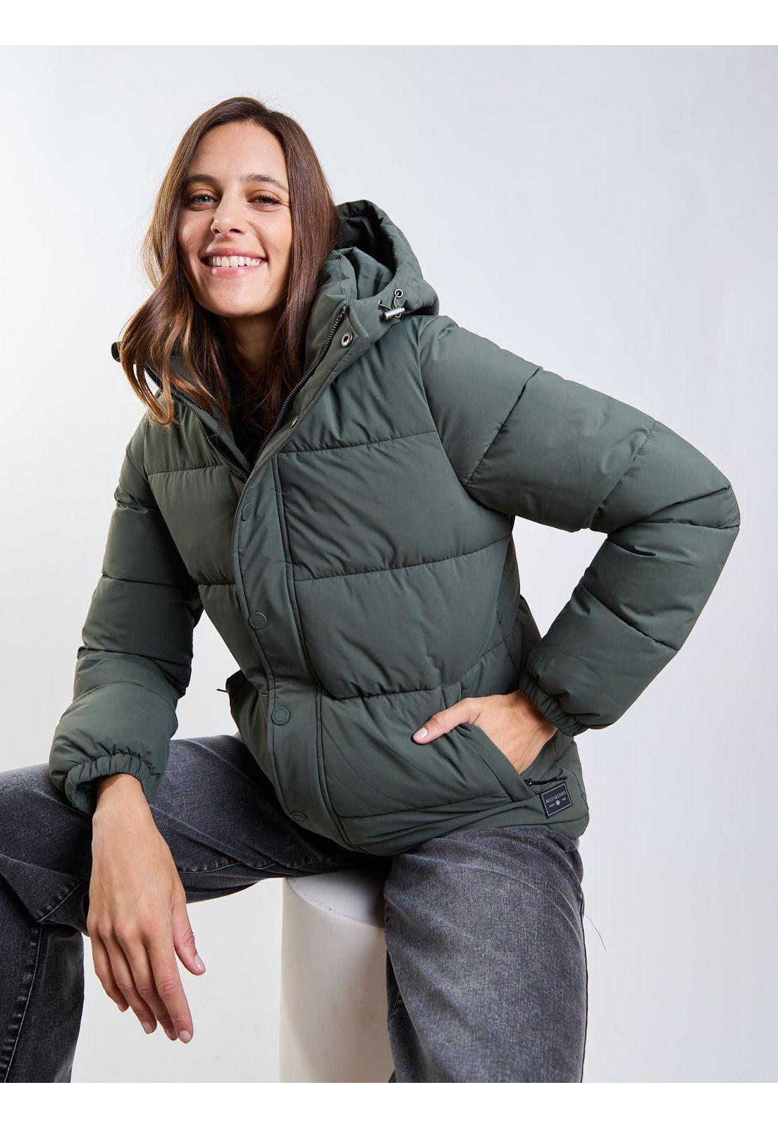 Parka Evening Sand Verde Mujer Maui And Sons-7