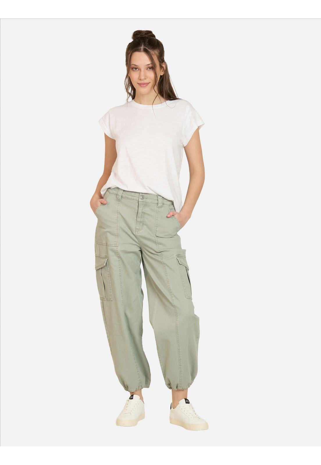 Pantalón Honua Verde Mujer Maui And Sons-3