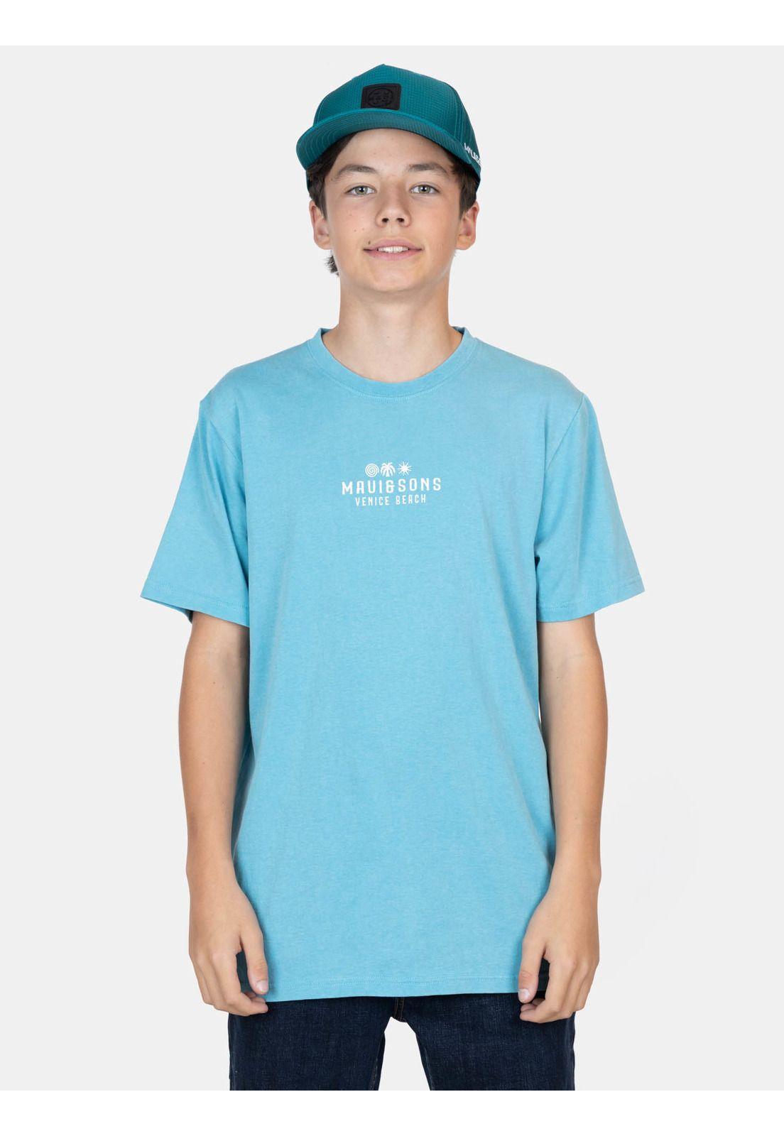 Polera MC CityRush Celeste Infantil Maui And Sons-0