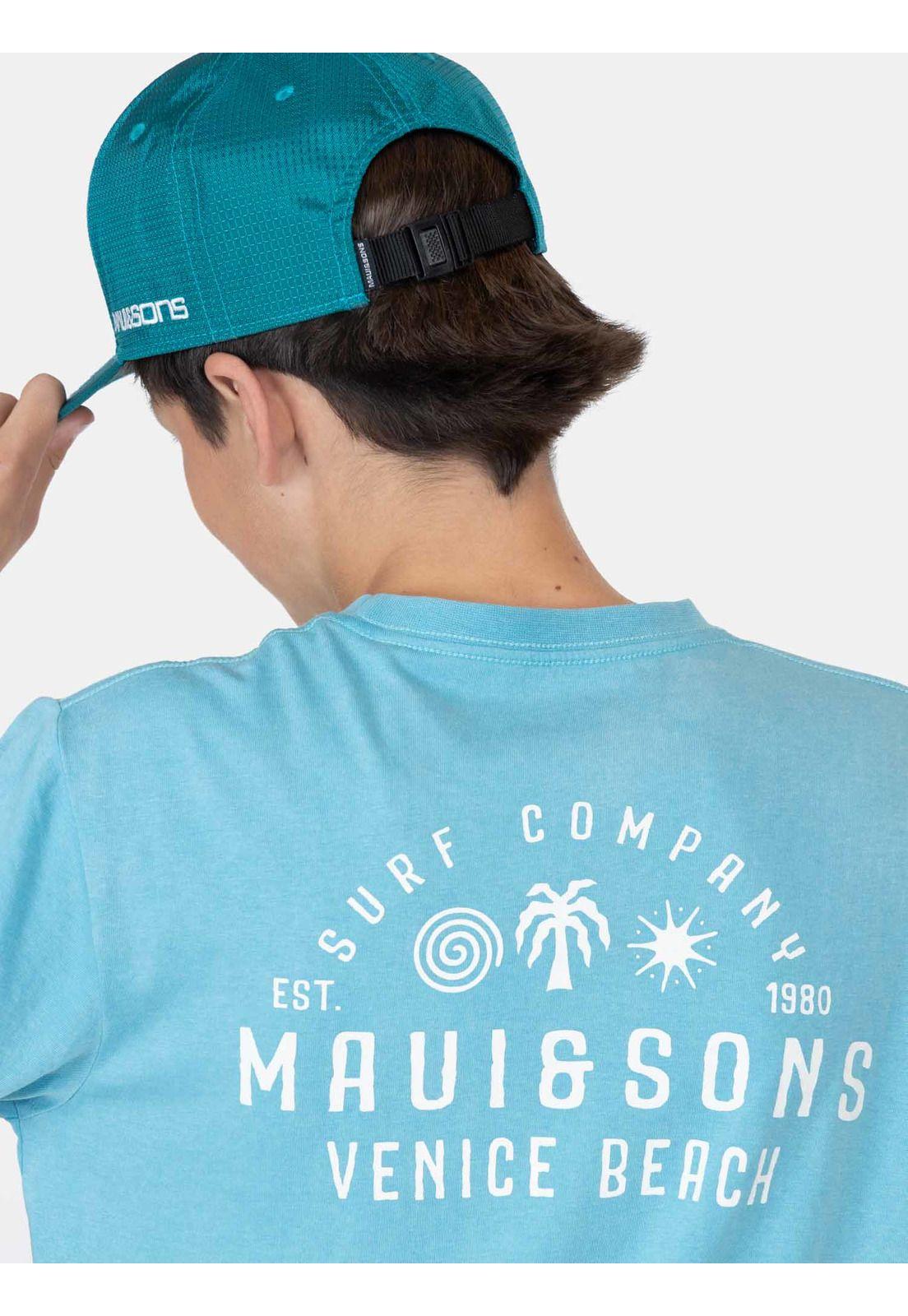Polera MC CityRush Celeste Infantil Maui And Sons-2