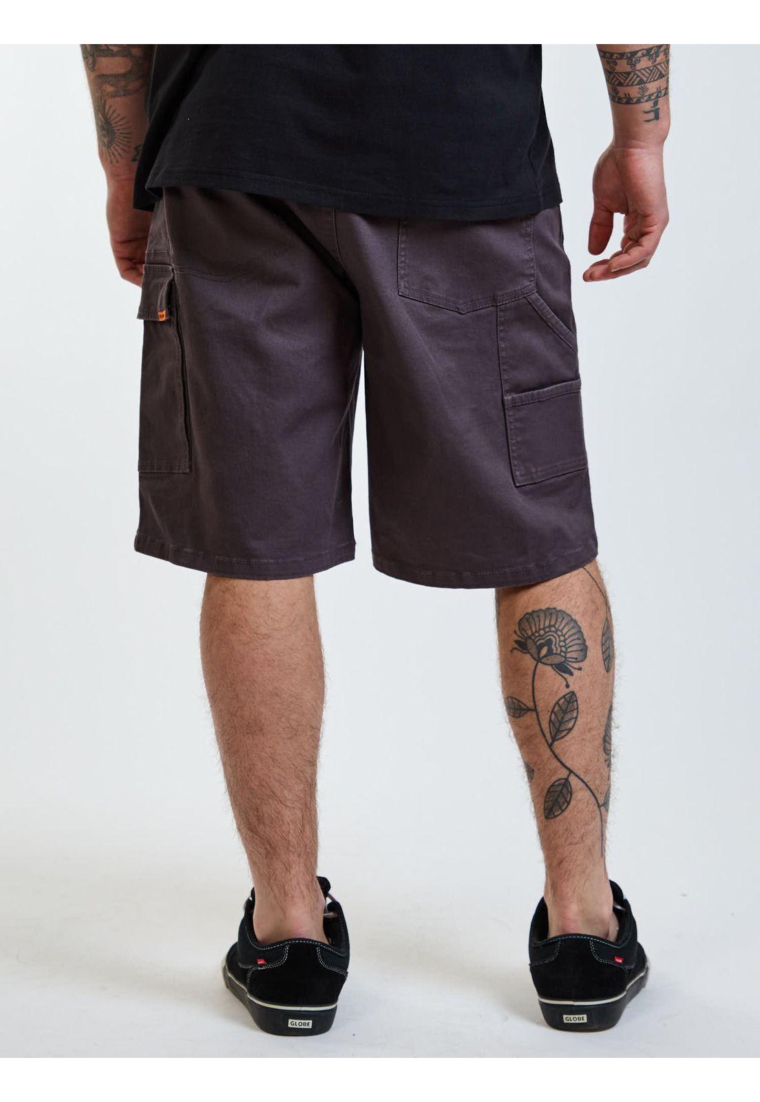Bermuda Baggy Static Gris Hombre Volcom-2