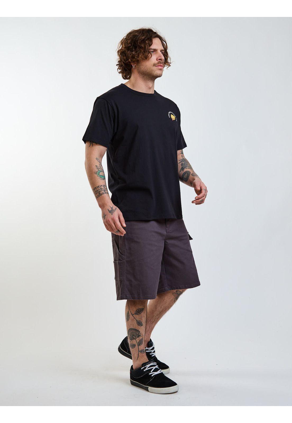 Bermuda Baggy Static Gris Hombre Volcom-6