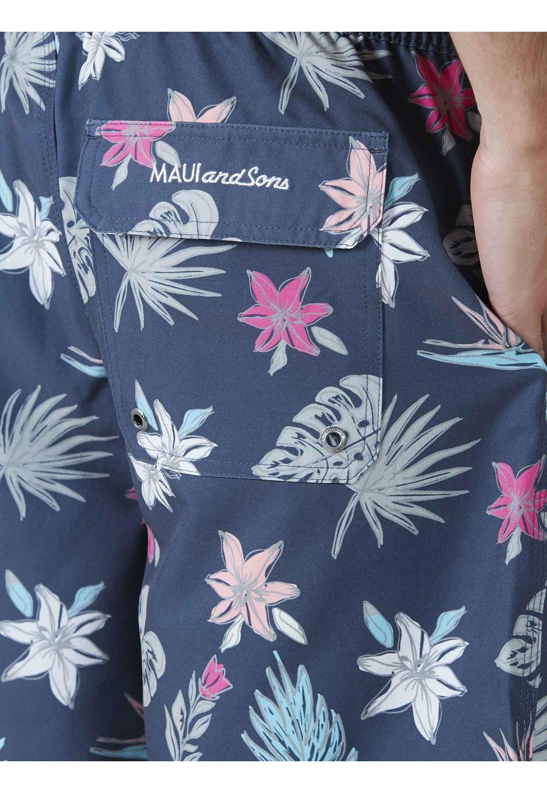 Traje De Baño Hombre Gris Oscuro 5T779-MV22 Maui And Sons-2