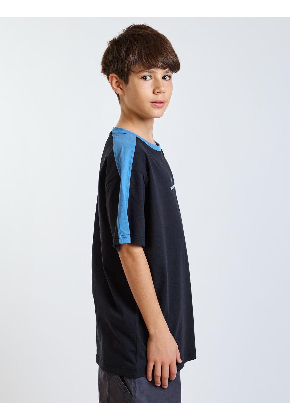 Polera MC Ride Negro Infantil Maui and Sons-2