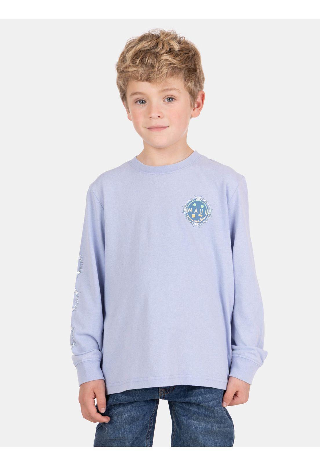 Polera ML Kumu Morado Infantil Maui And Sons-0