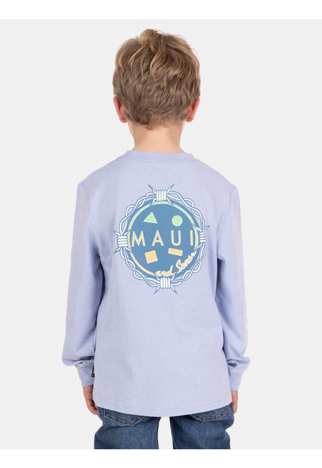 Polera ML Kumu Morado Infantil Maui And Sons-1