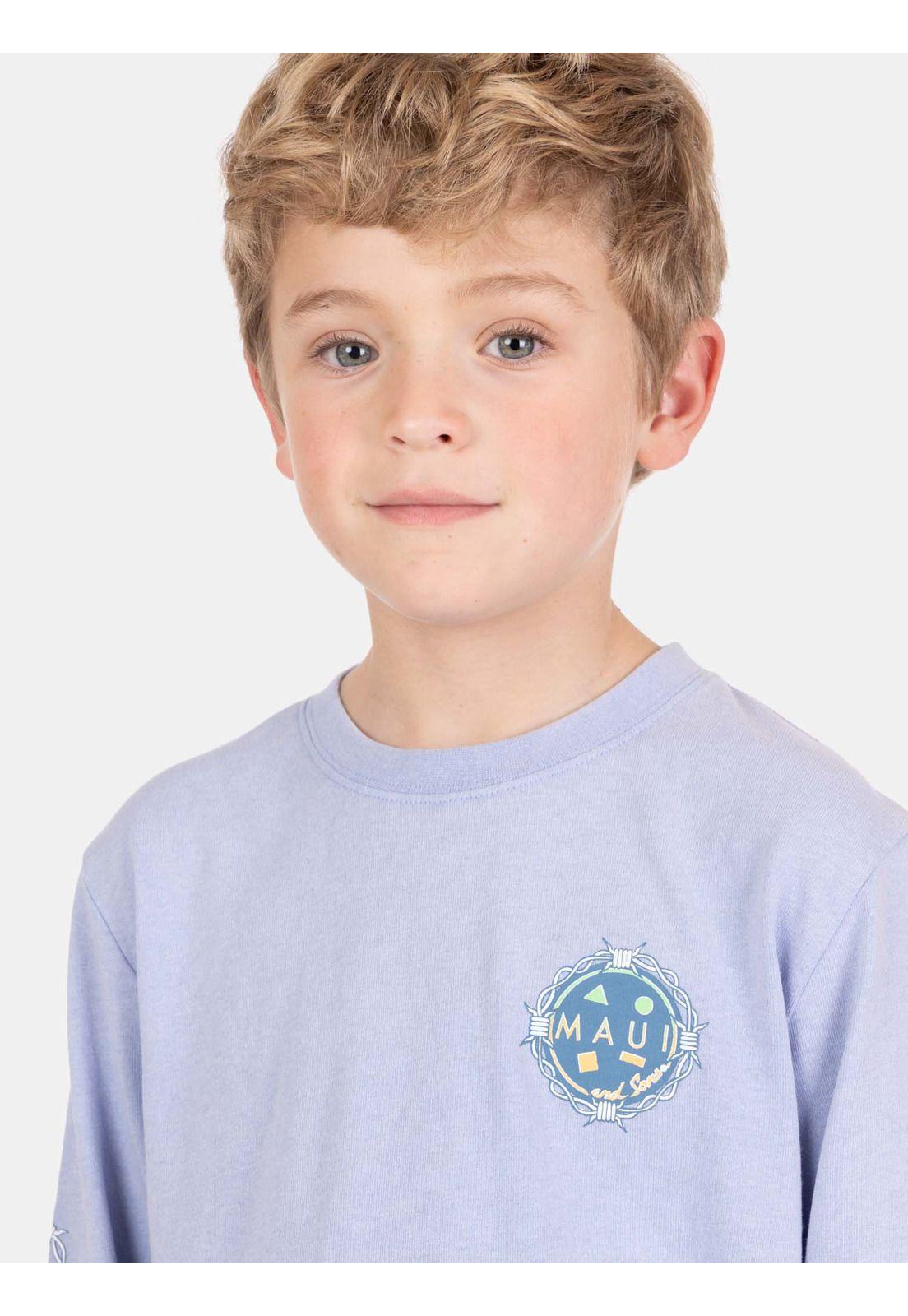Polera ML Kumu Morado Infantil Maui And Sons-2